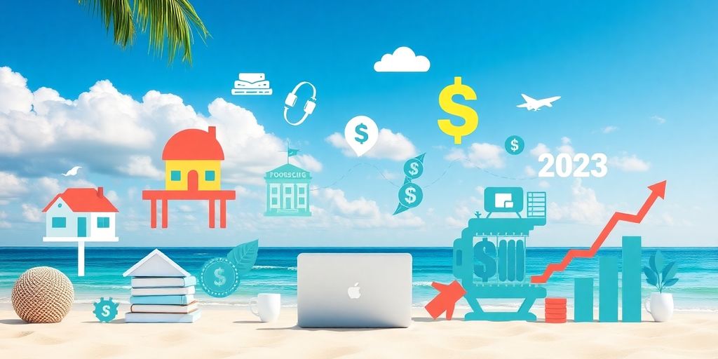 Diverse passive income sources for financial freedom in 2023.